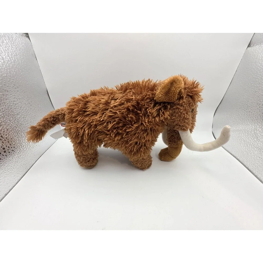 Douglas Plush Brown Furry Woolly Mammoth The Cuddle Toy Prehistoric CLEAN